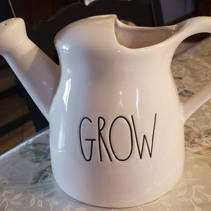RAE DUNN watering can "GROW" ADORABLE